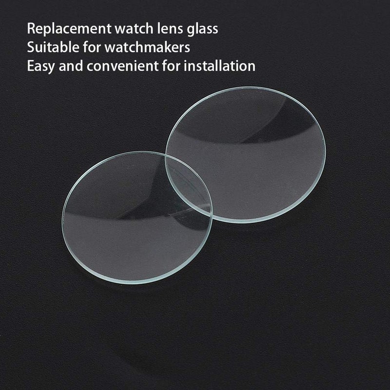 ZJchao Watch 30mm 32mm Round Flat Watch Crystal Lens Glass Replacement Parts Watch Glass Face Lens Repairing Tools for Watchmaker Repair - Image 3